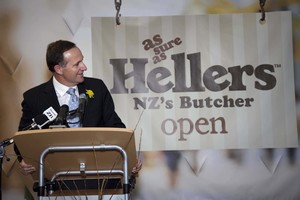 John Key PM at launch